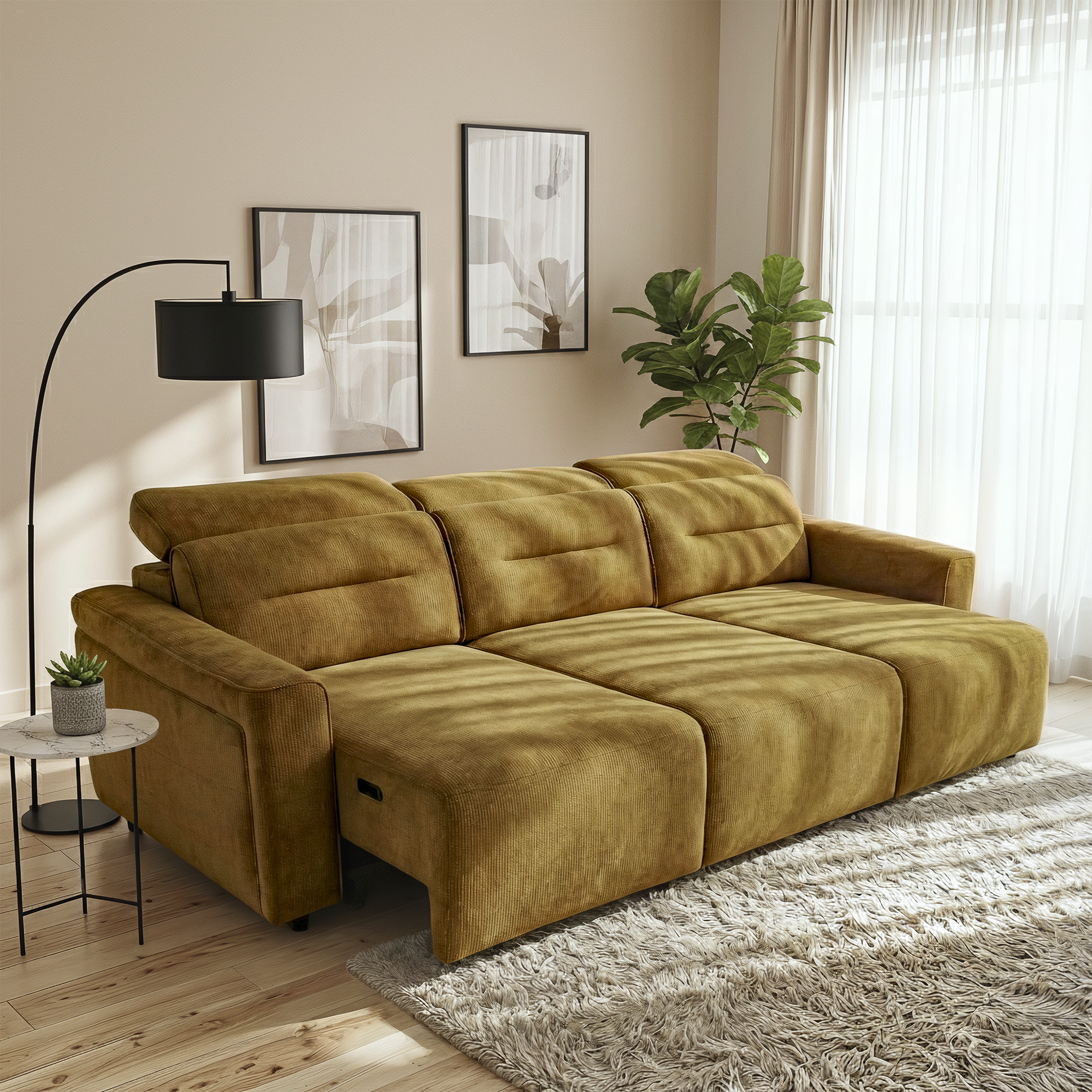 Falmouth Power Slider Sofa by HouseOfZazla