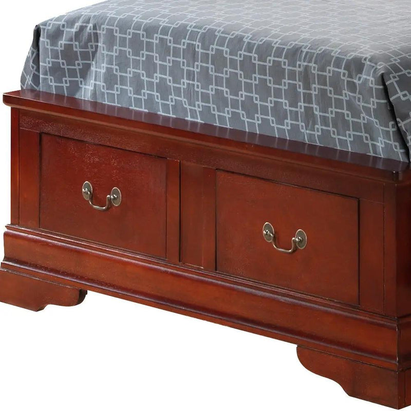 Upholstered Panel Sleigh Bed Design by HouseOfZazla