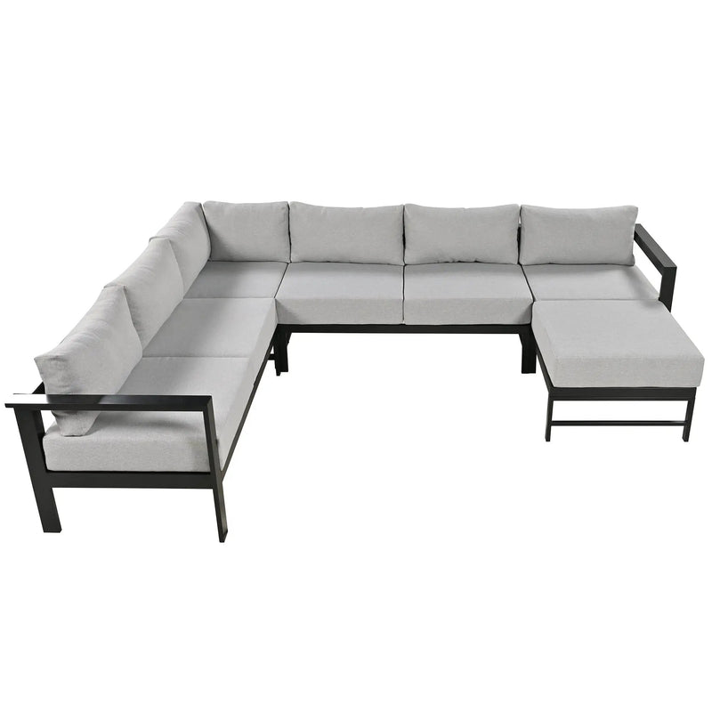 U_Style U-Shaped Outdoor Sectional Sofa Set by HouseOfZazla