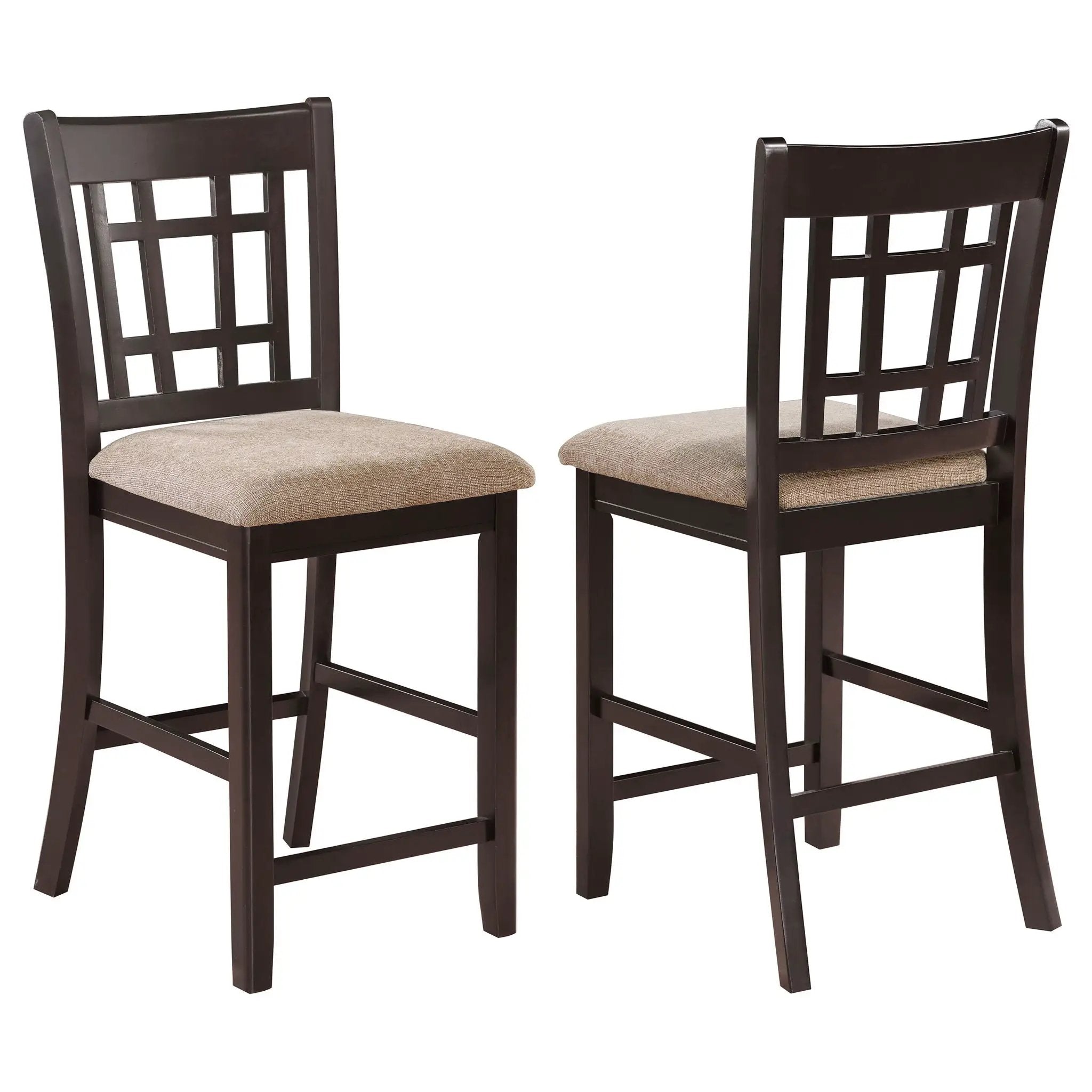Lattice Back Counter Height Stools (Set of 2) by HouseOfZazla