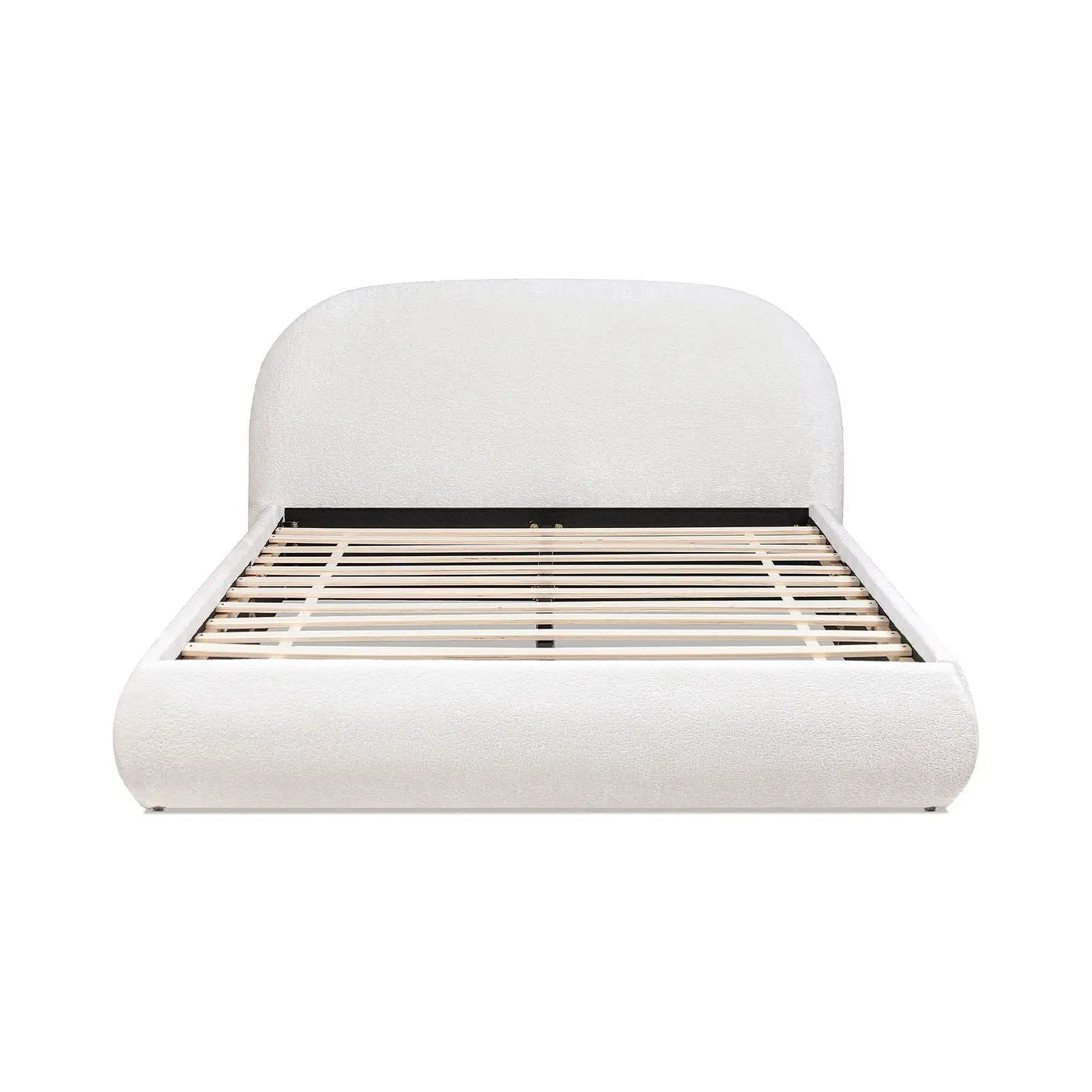 Archie Puffy Grounded - Upholstered Platform Bed by HouseOfZazla