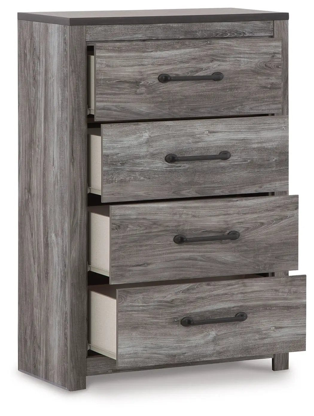 Bronyan - Four Drawer Chest - Dark Gray by Unique Piece Furniture
