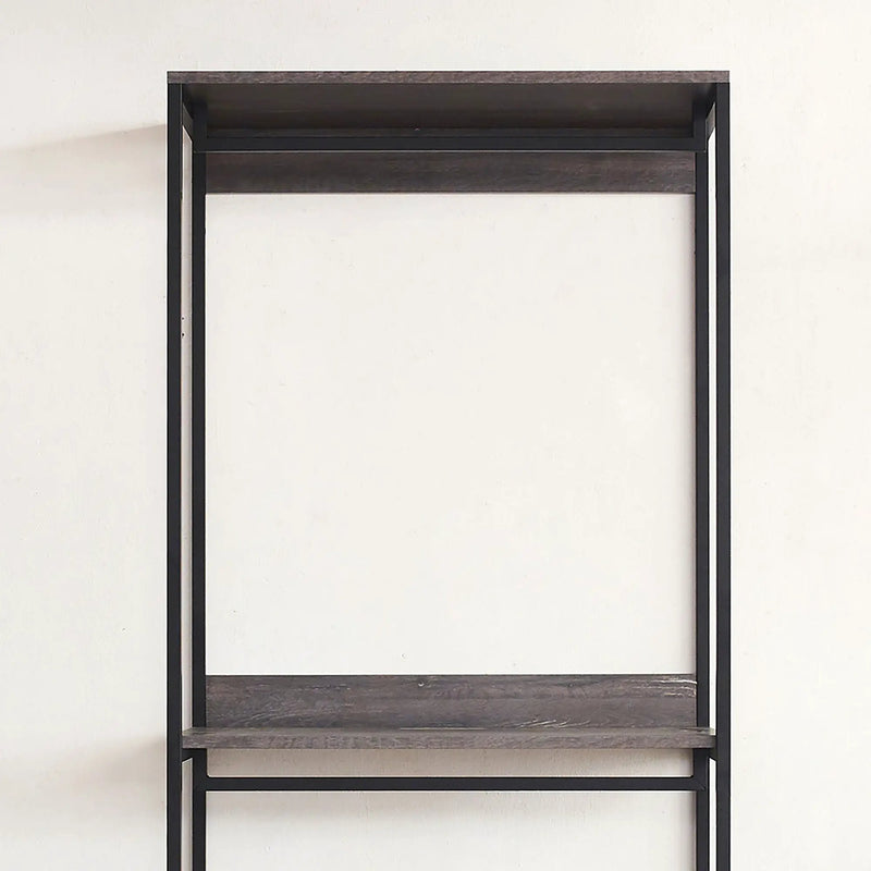 Monica - Farmhouse Industrial Wood Walk In Closet by HouseOfZazla