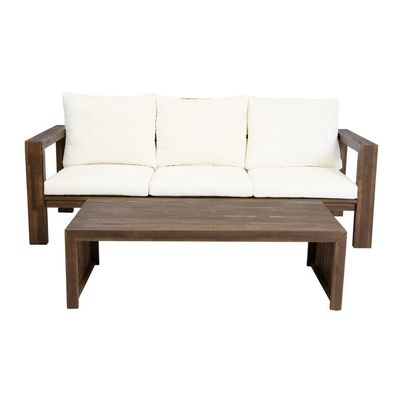 3 Seater Patio Set, Outdoor Sofa & Coffee Table Set by HouseOfZazla