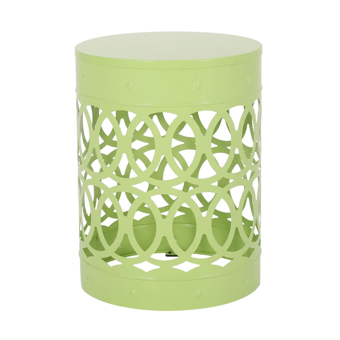 Outdoor Metal Side Table Set of 2 by HouseOfZazla