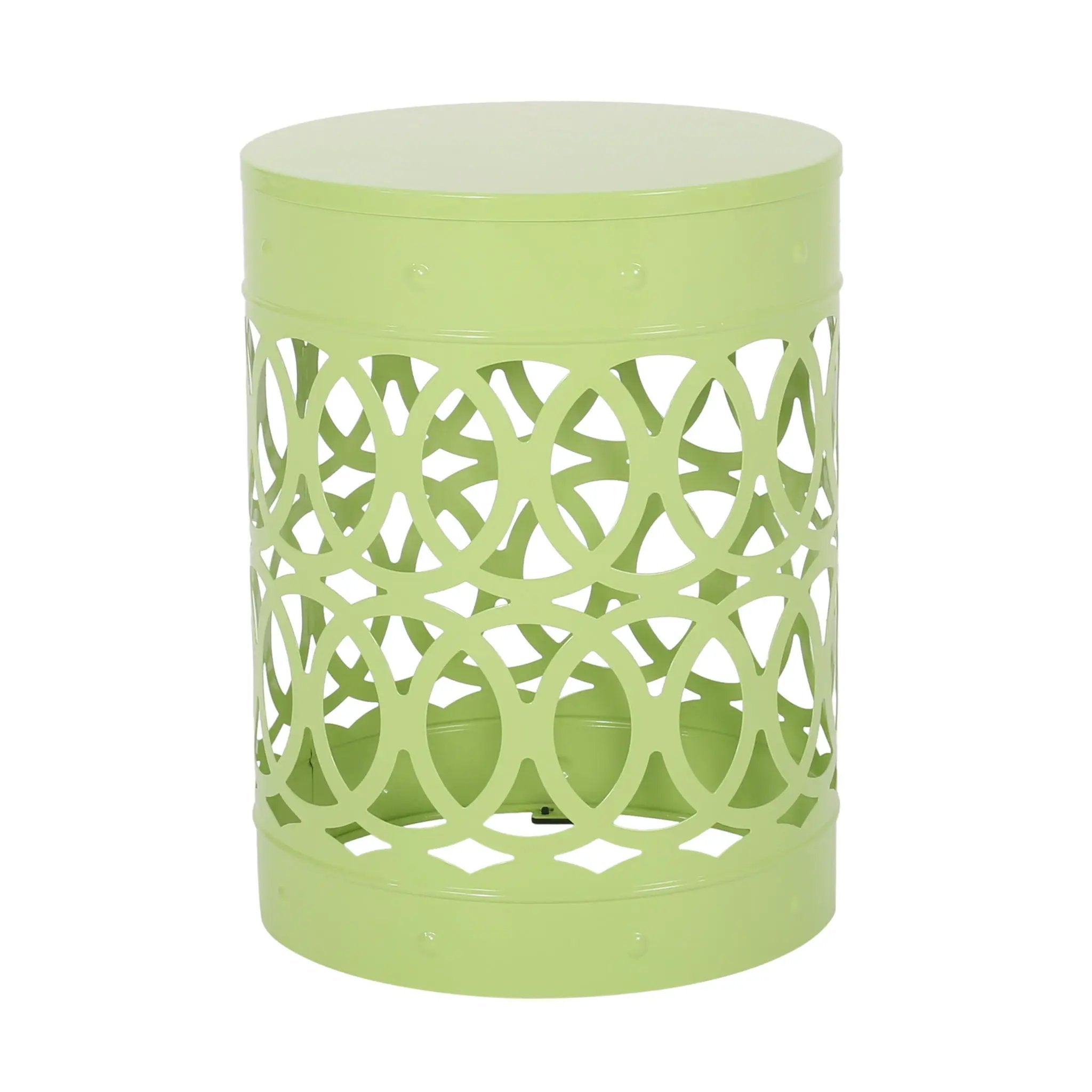 Outdoor Metal Side Table Set of 2 by HouseOfZazla
