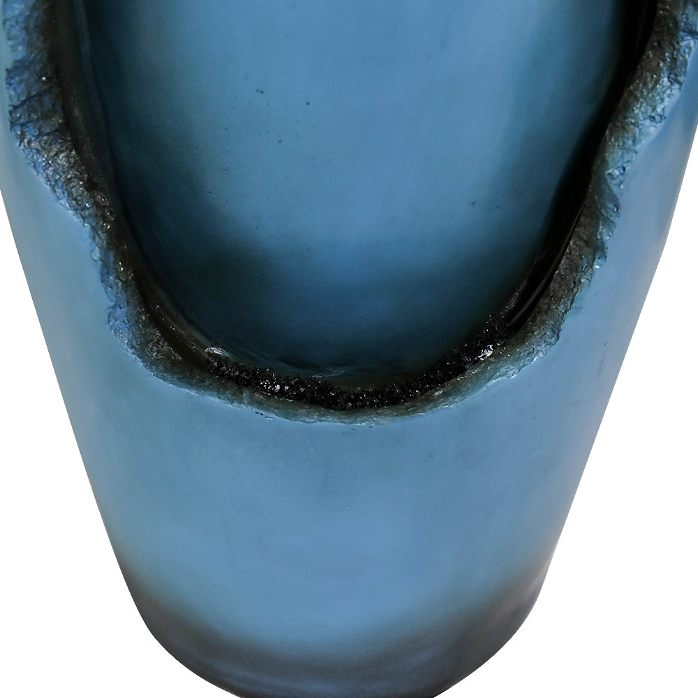 Resin Blue Vase Water Fountain Tabletop with LED, photo 10 of 10