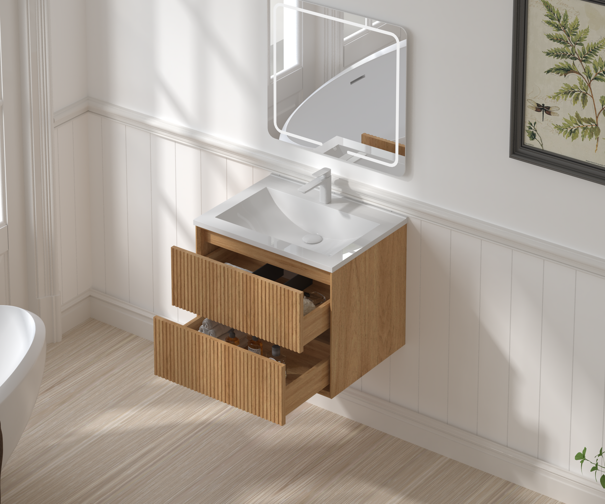 24" Floating Bathroom Vanity Set by HouseOfZazla