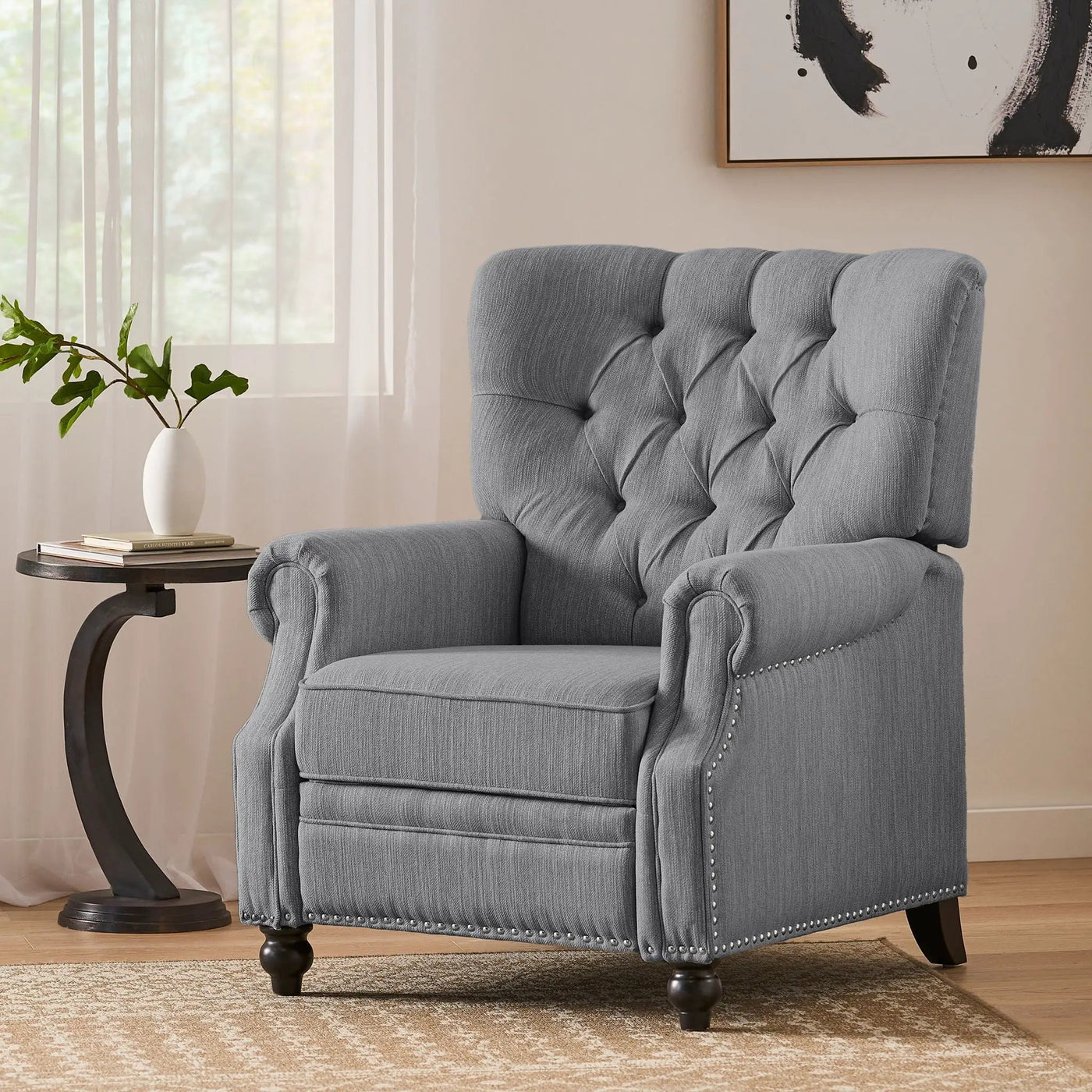 Welch - Contemporary Tufted Pushback Recliner by Unique Piece Furniture