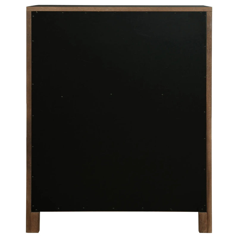 Maderia 5-drawer Chest of Drawers Walnut by Unique Piece Furniture
