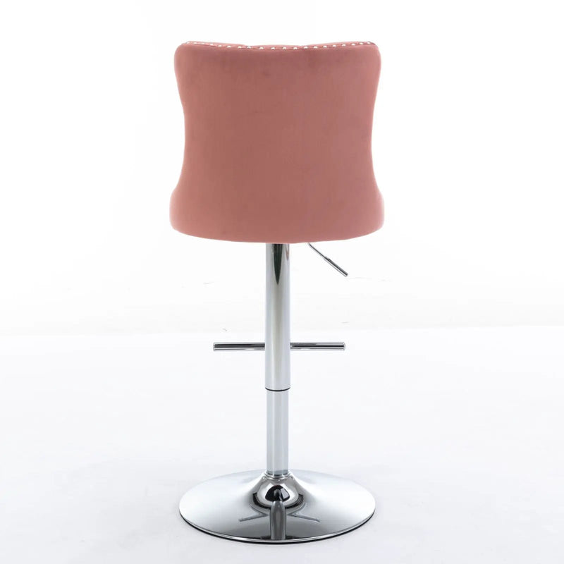 Swivel Adjustable Height Barstools Set of 2 by HouseOfZazla