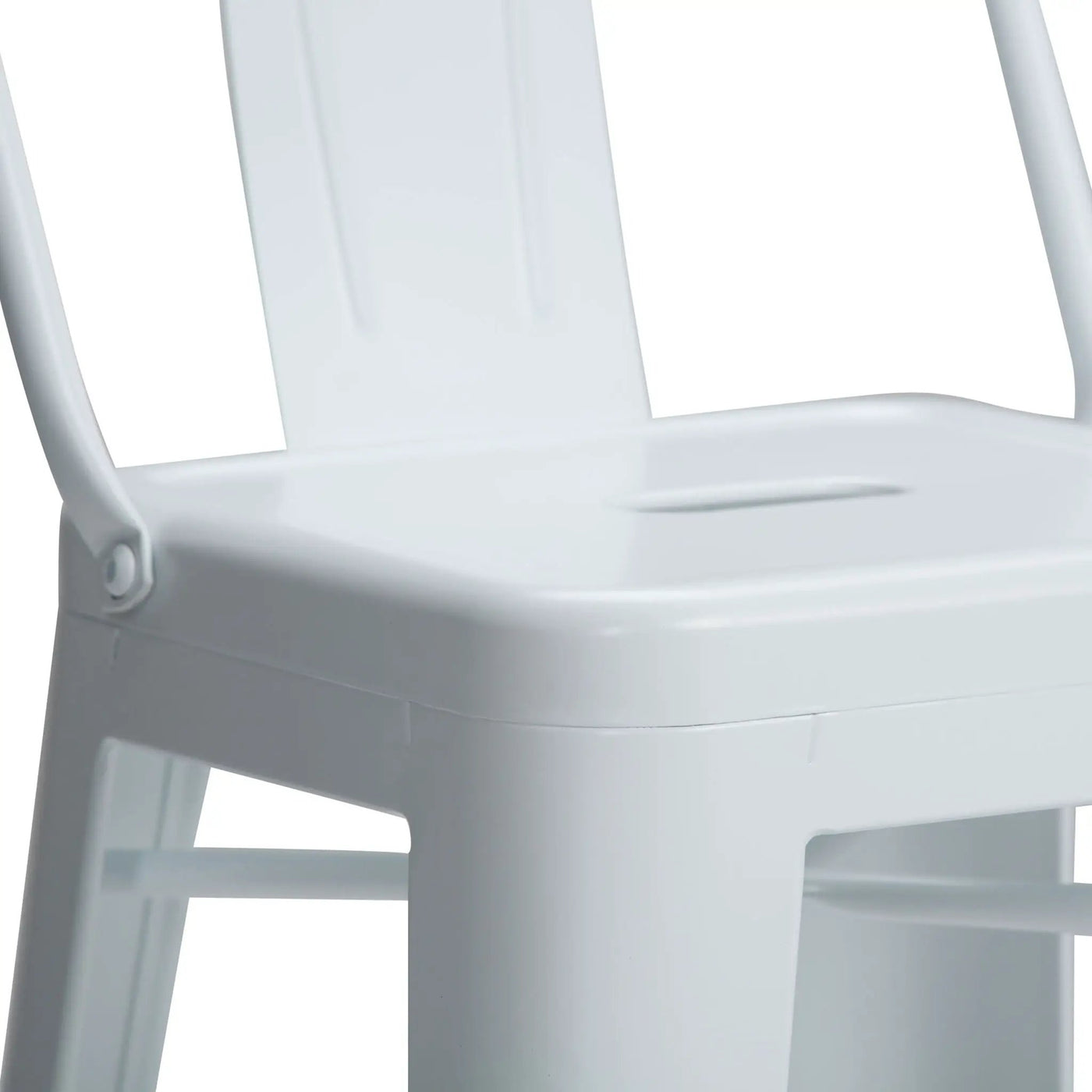Rayne - Curved Back Metal Stool (Set of 2) by Unique Piece Furniture