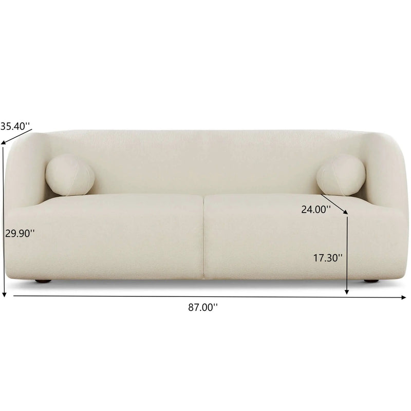Anna - French Boucle Sofa by Unique Piece Furniture