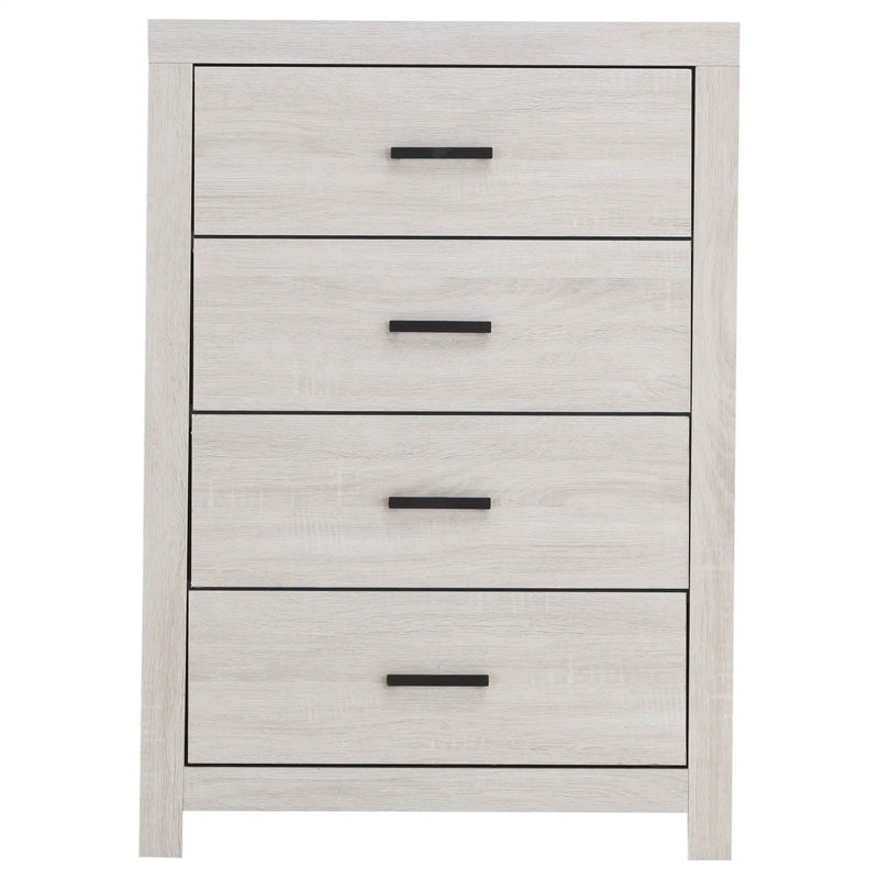 Brantford 4-drawer Bedroom Chest Coastal White by Unique Piece Furniture