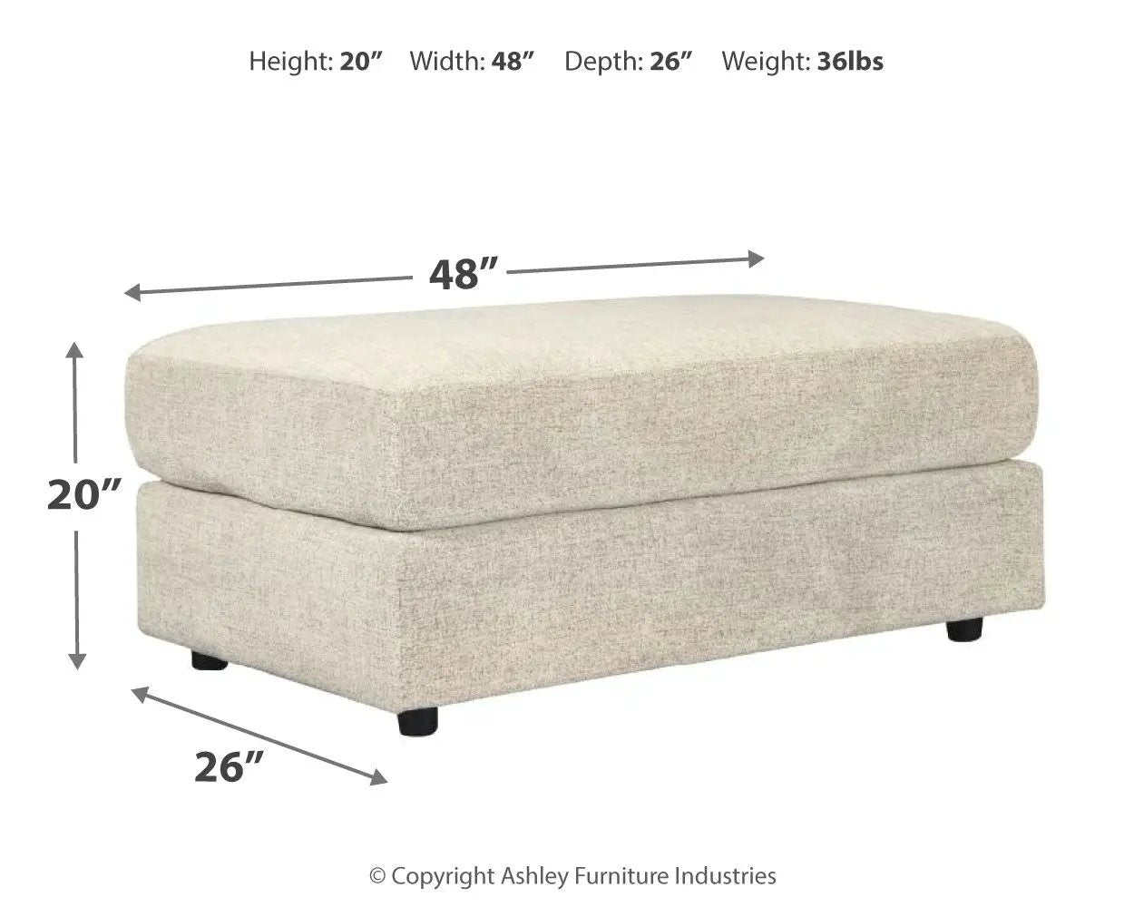 Soletren - Accent Ottoman by Unique Piece Furniture