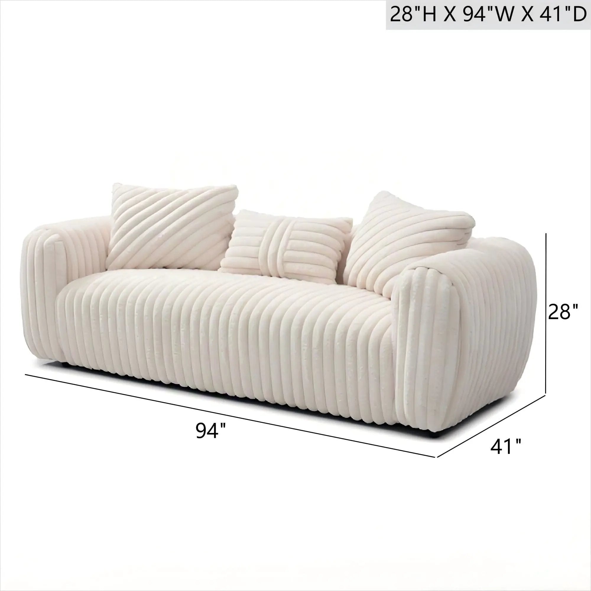 Cancun - Sofa - White by Unique Piece Furniture