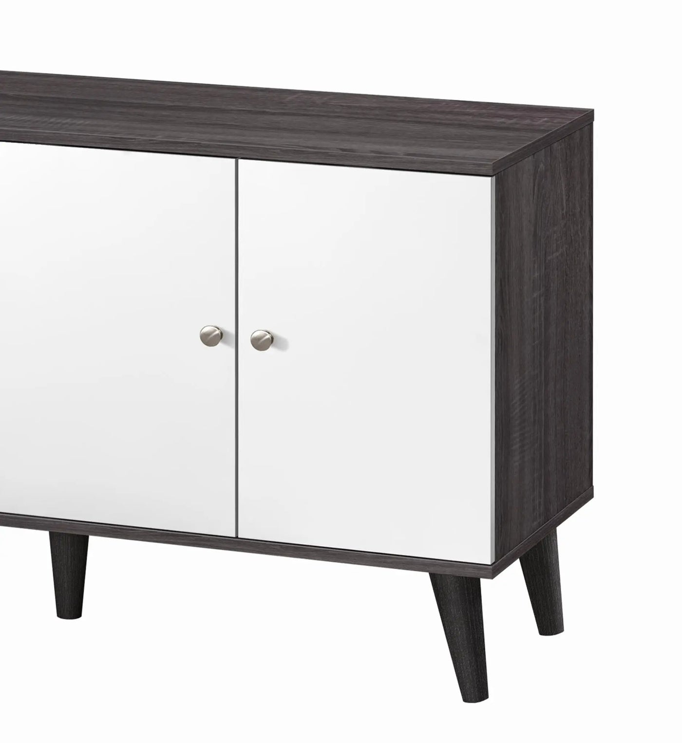 Amidon - TV Stand, With 2 Storage Shelves And 1 Cabinet by HouseOfZazla
