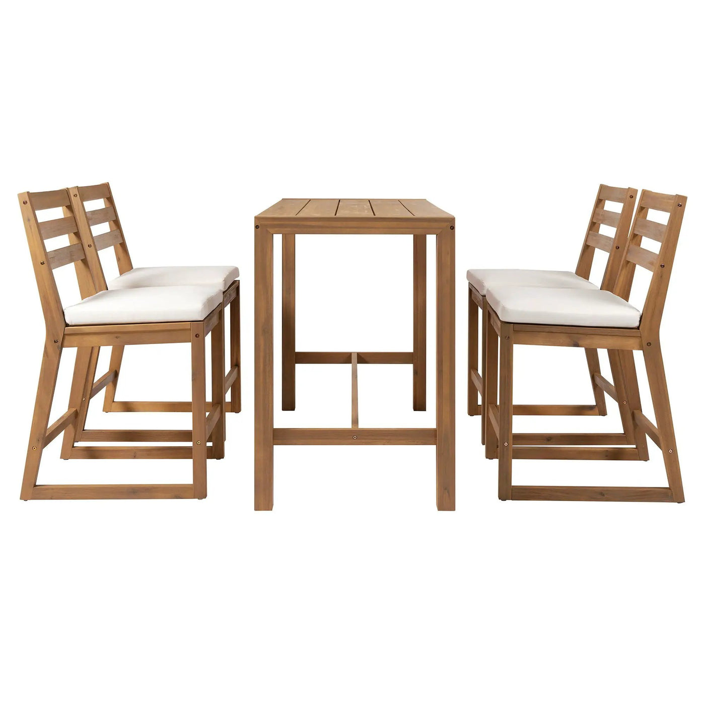 Patio Bar Set With Ergonomic Chairs by HouseOfZazla