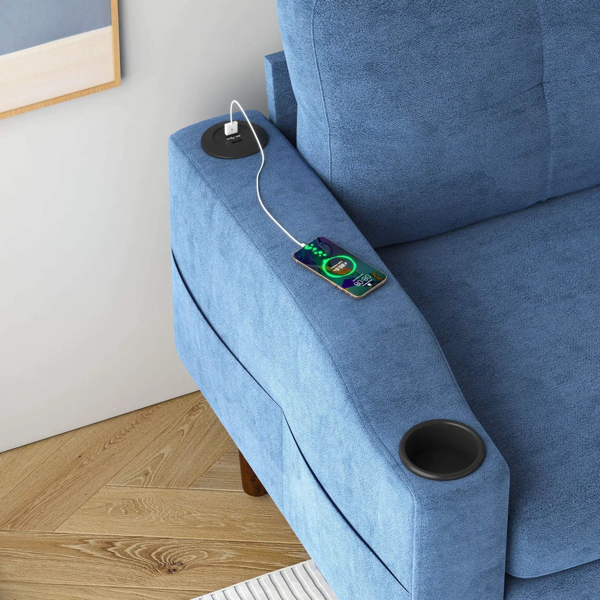 3 Seater Convertible Combination L Shaped Sofa With Footstools With Storage by Unique Piece Furniture