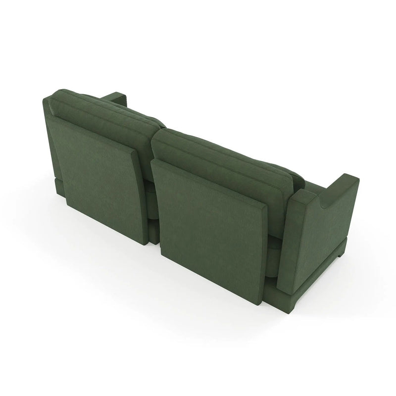 Elegant Sofa With Ergonomic Design And Lumbar Pillows