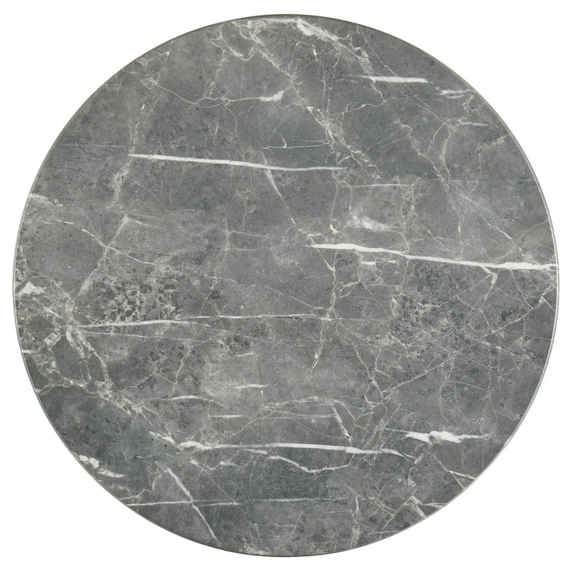Bradley Round SmartTop End Side Table Grey and Natural by Unique Piece Furniture