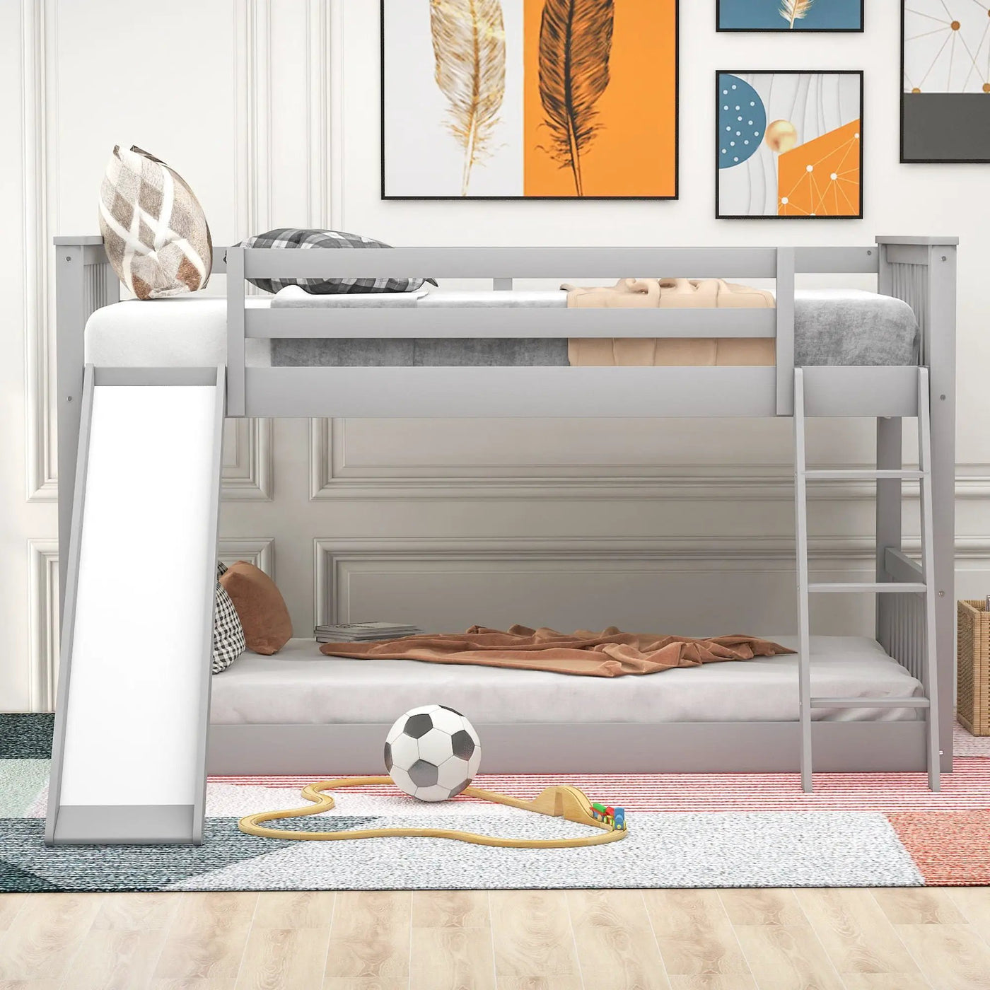 Bunk Bed & Convertible Slide And Ladder by HouseOfZazla