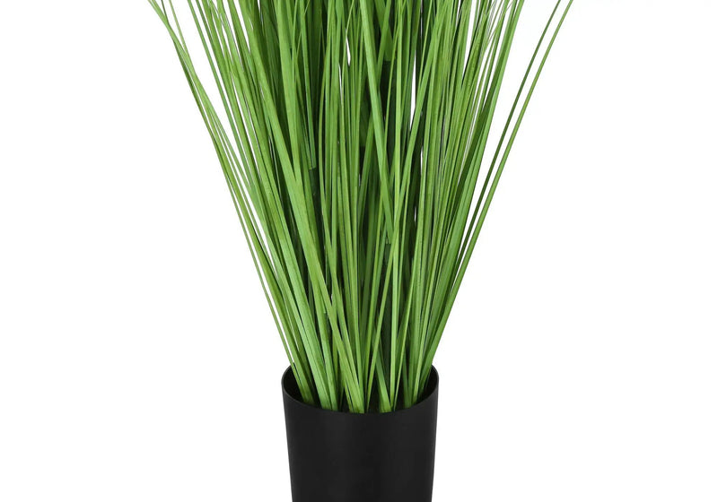 47" Tall, Artificial Plant, Grass Tree, Indoor, Faux, Fake, Floor, Greenery, Potted, Real Touch, Decorative - Green / Black by Unique Piece Furniture