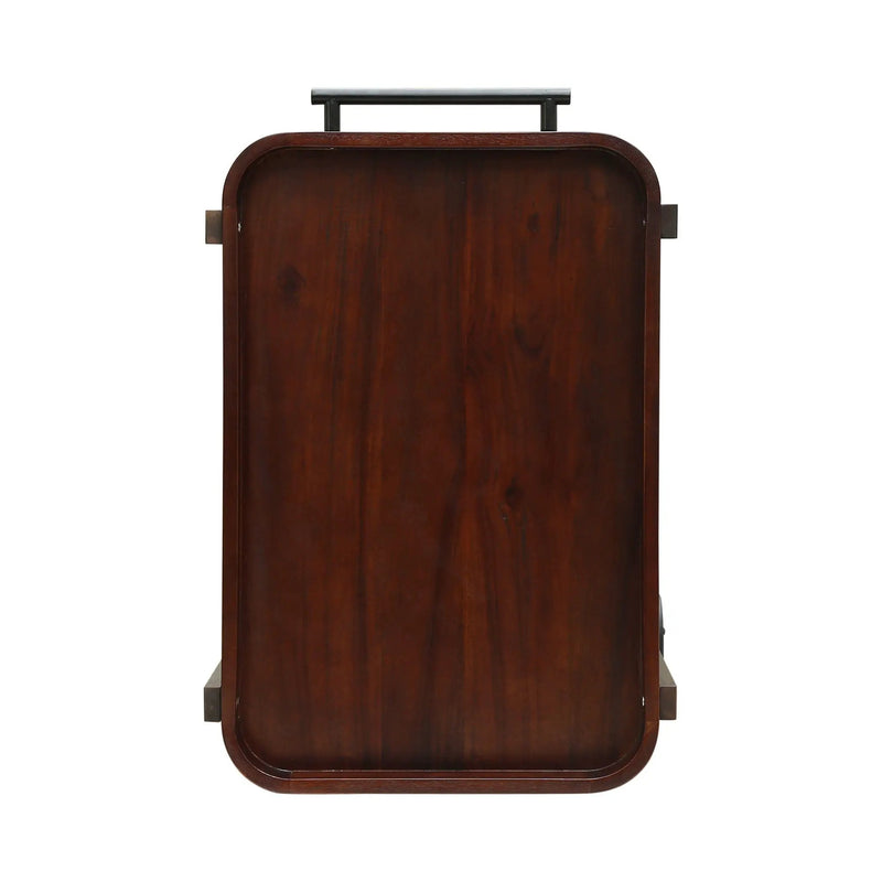 Home Selleck - Bar Cart - Mahogany by HouseOfZazla