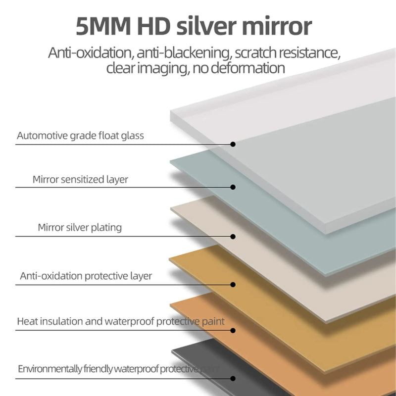 28"x60" Frameless LED Bathroom Mirror with Demist Function by HouseOfZazla