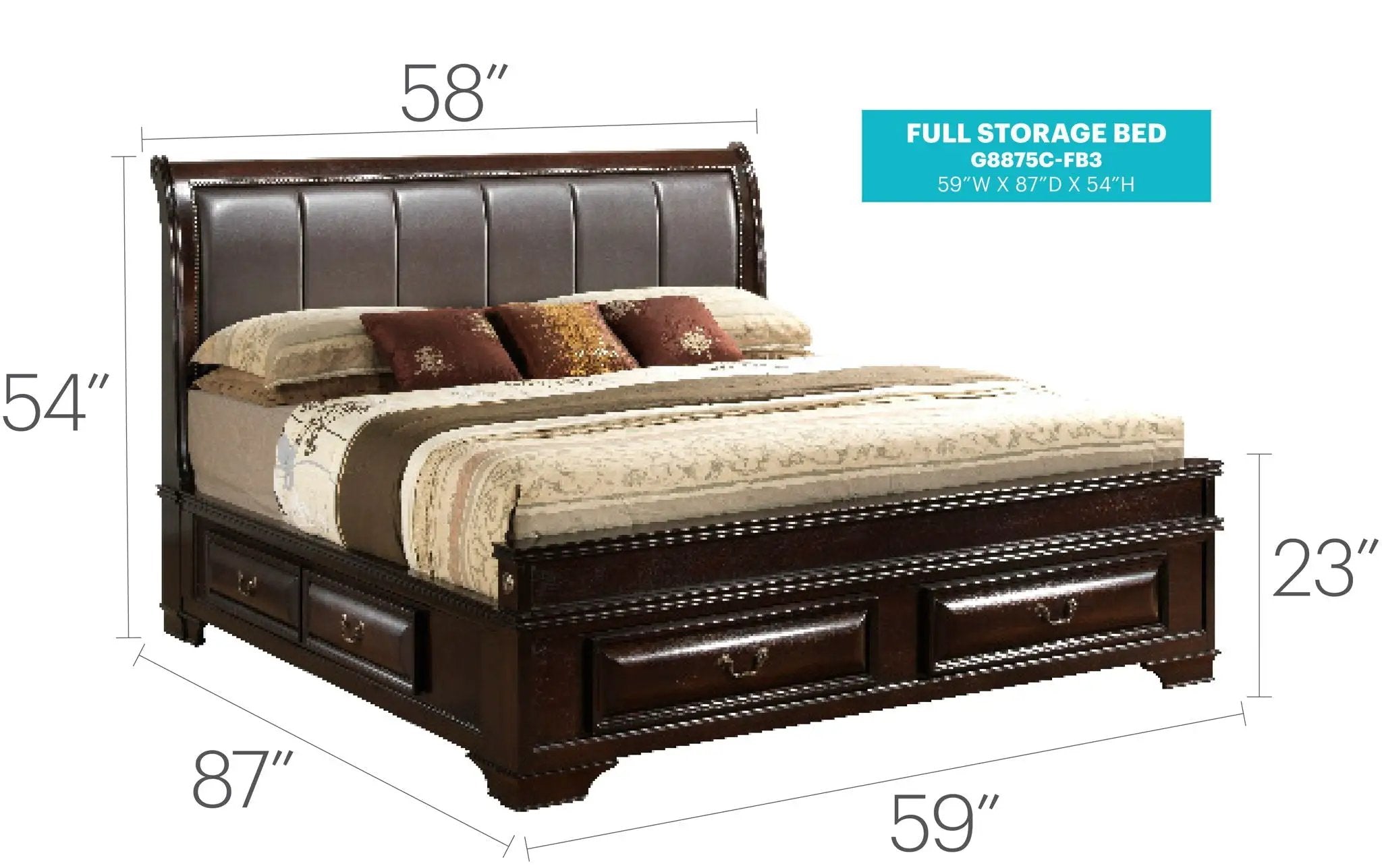 Lavita - Storage Bed by Unique Piece Furniture