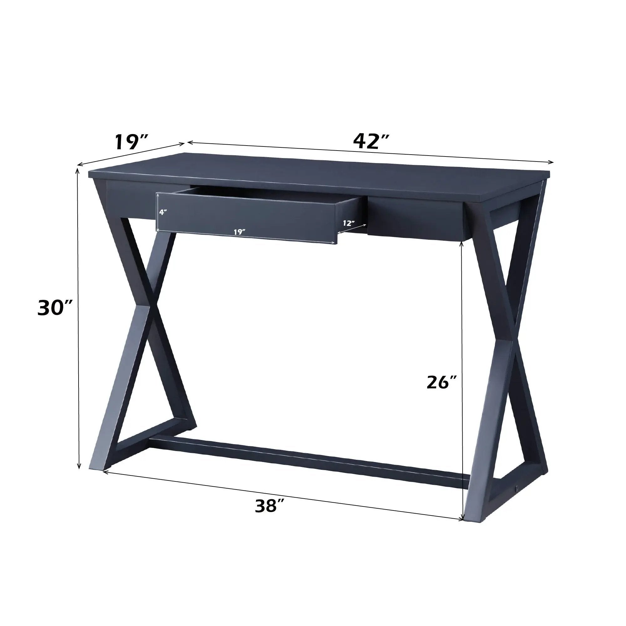 Nalo - Console Table - Charcoal by Unique Piece Furniture