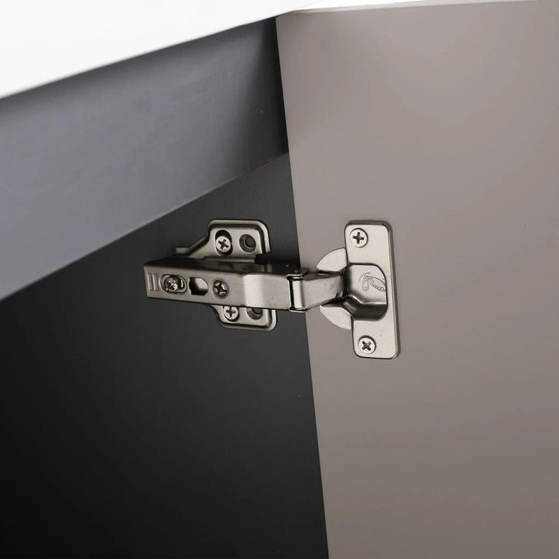 Modern Freestanding Bathroom Vanity With Soft Close Cabinet Doors by HouseOfZazla