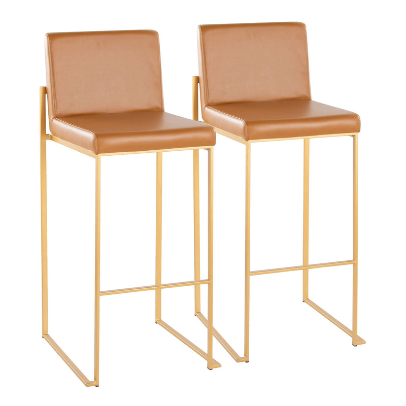 Fuji - Contemporary Design High Back Barstool by Unique Piece Furniture