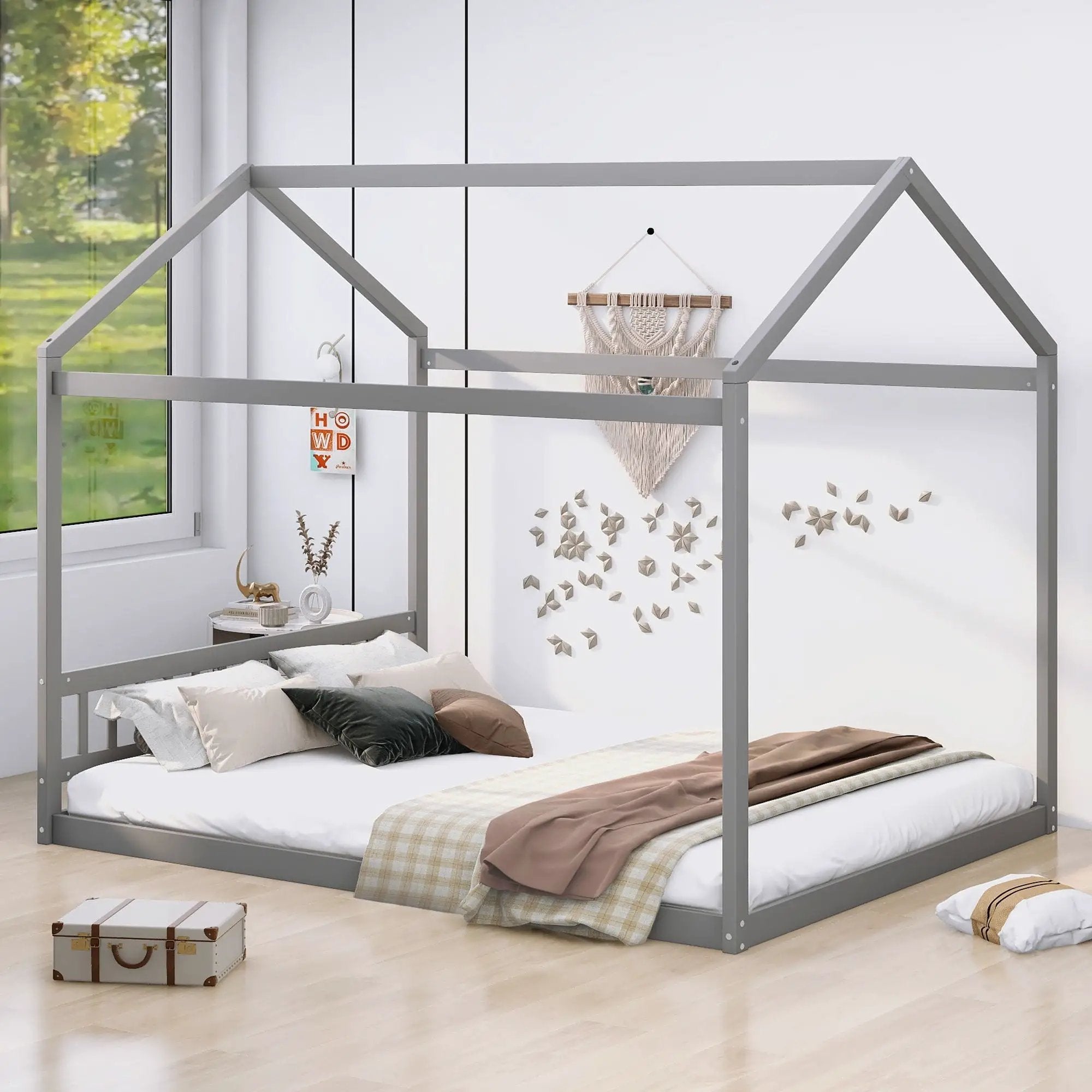 Wooden House Bed With Headboard by Unique Piece Furniture