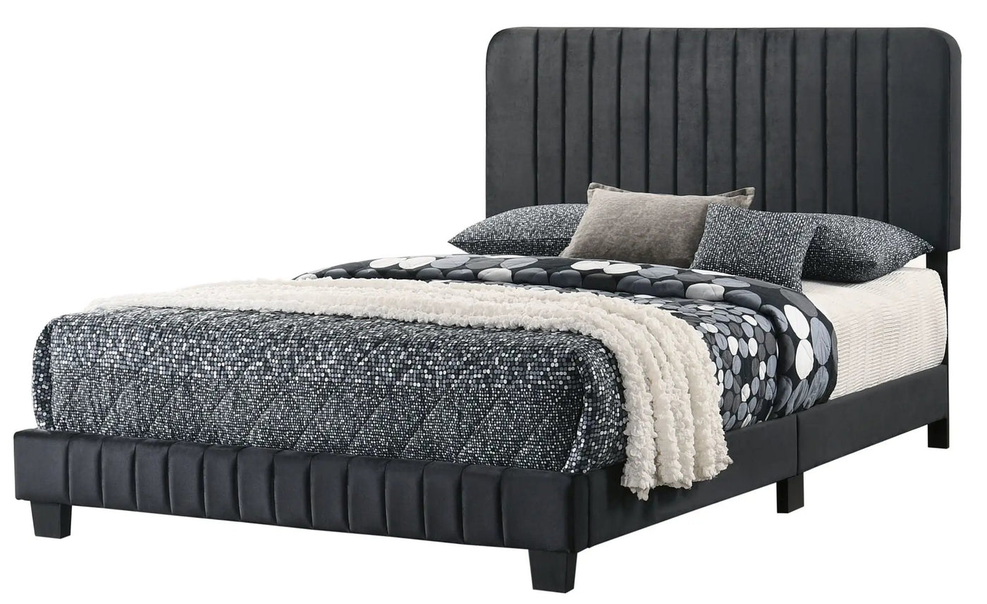 Channel Tufted Bed by Unique Piece Furniture