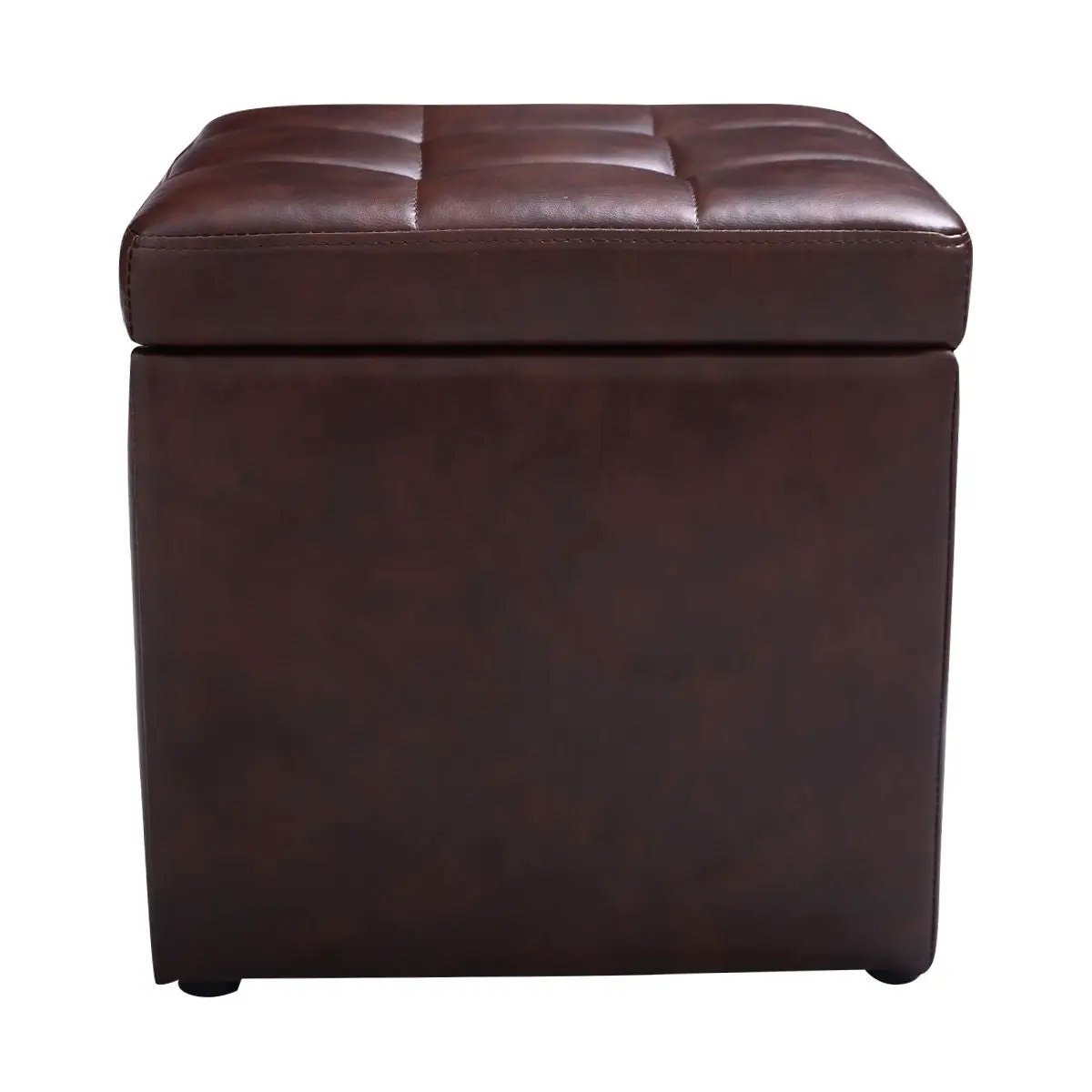 Foldable Cube Ottoman Pouffe Storage Seat, photo 6 of 16