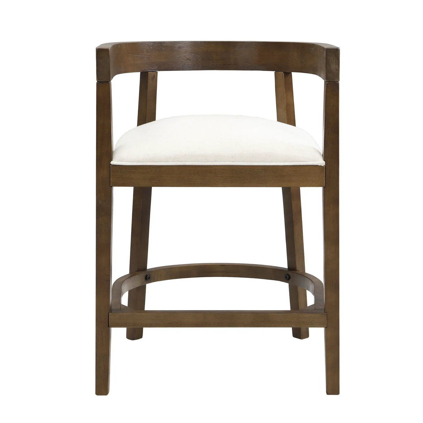 Modern Rubberwood Counter Stool Set With Upholstered Seats by HouseOfZazla