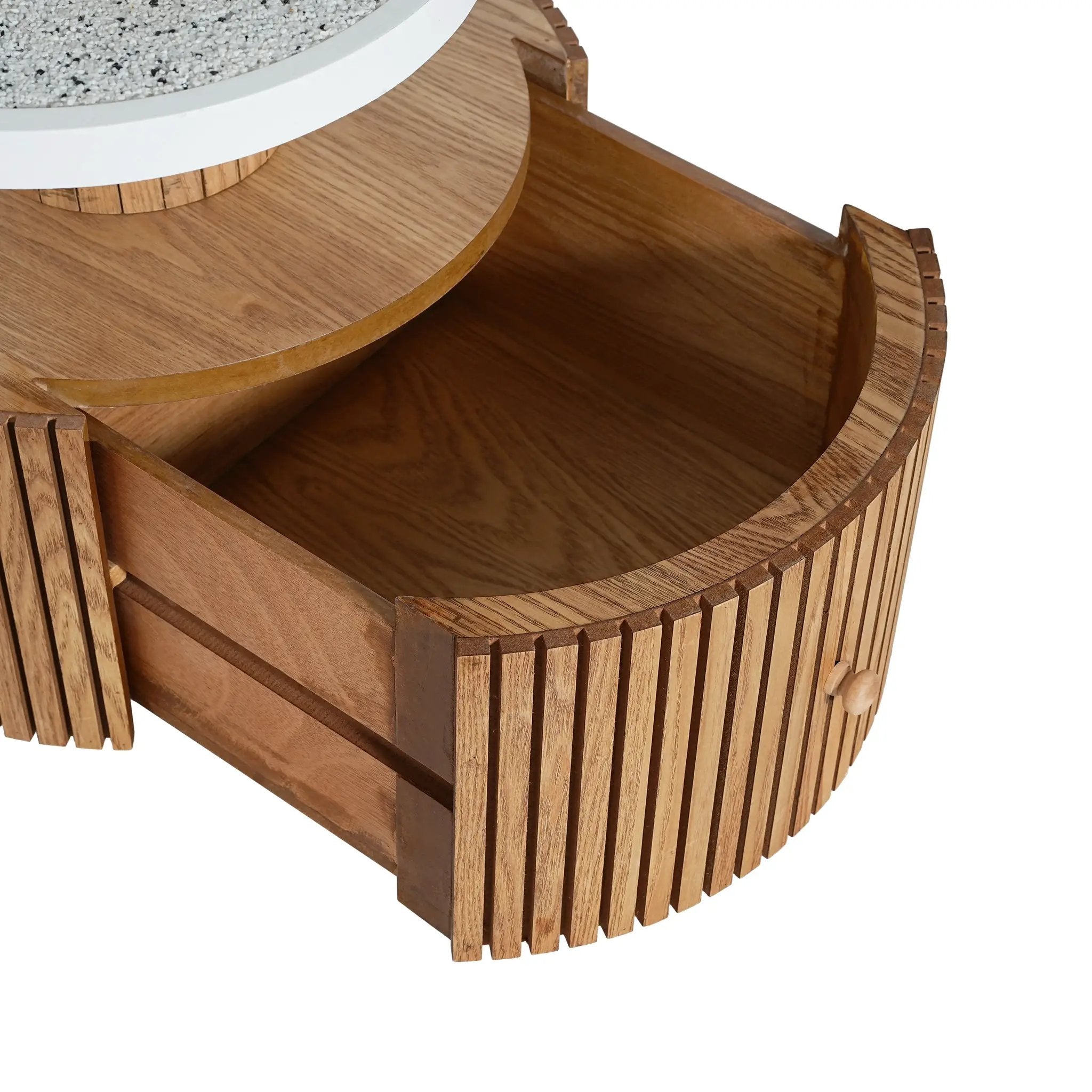 Unique Four-Leaf Clover Side Table for Living Room, Bedroom & Small Spaces by HouseOfZazla