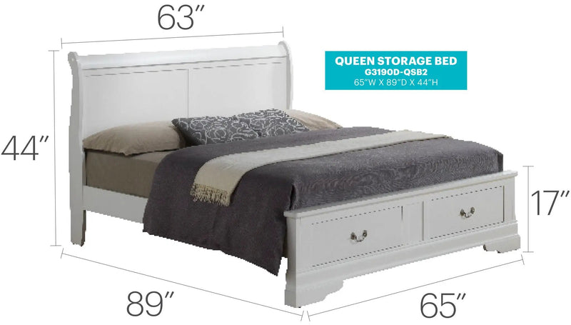 Upholstered Panel Sleigh Bed Design by HouseOfZazla