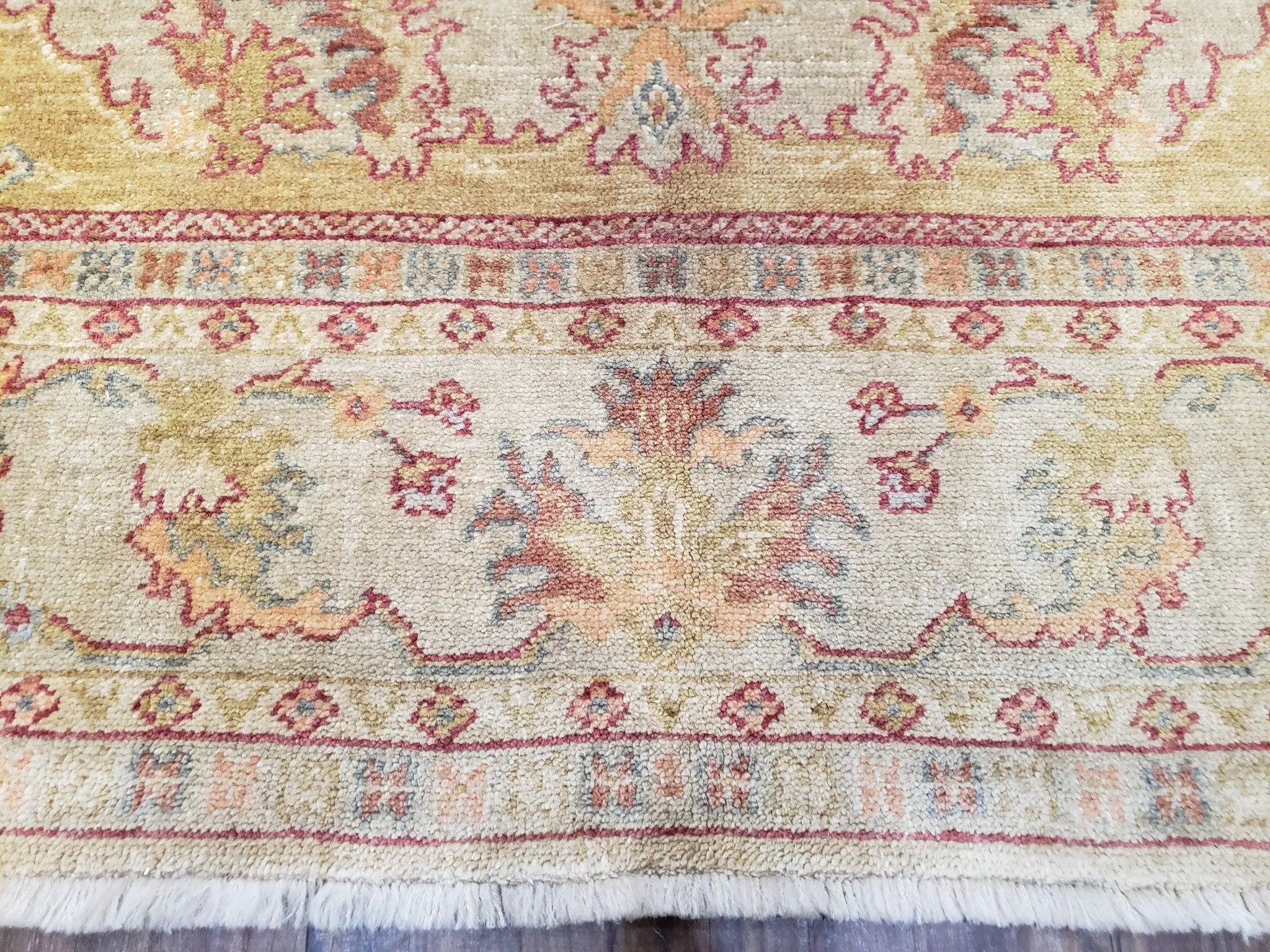 6x9 Turkish Oushak Rug, Wool Rug, Hand Knotted by Jewel Rugs