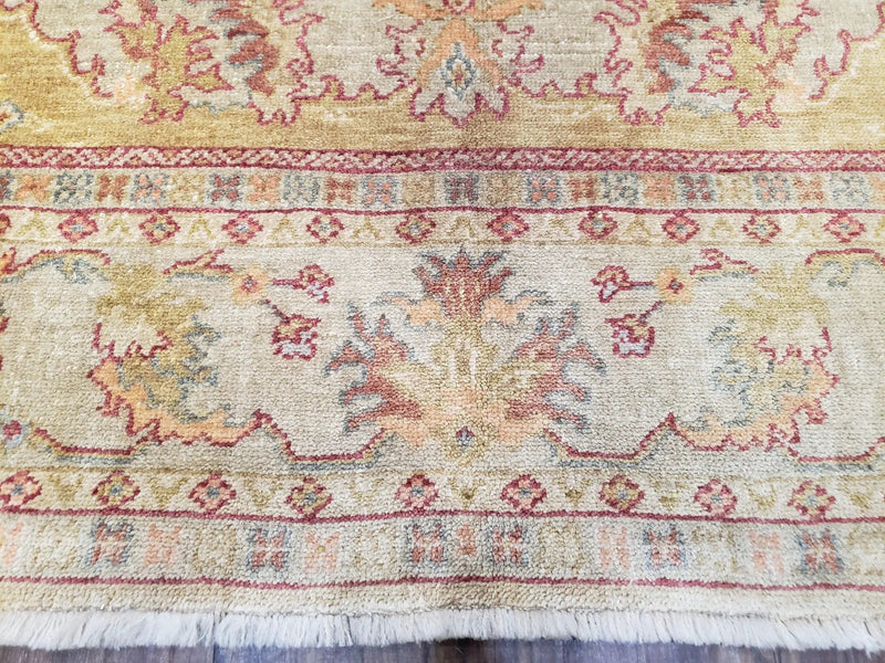 6x9 Turkish Oushak Rug, Wool Rug, Hand Knotted by Jewel Rugs