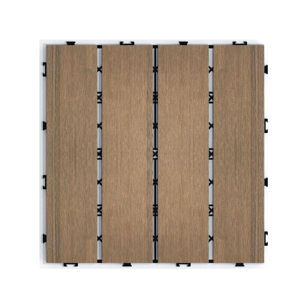 Patio Deck Tiles, Pack Of 22