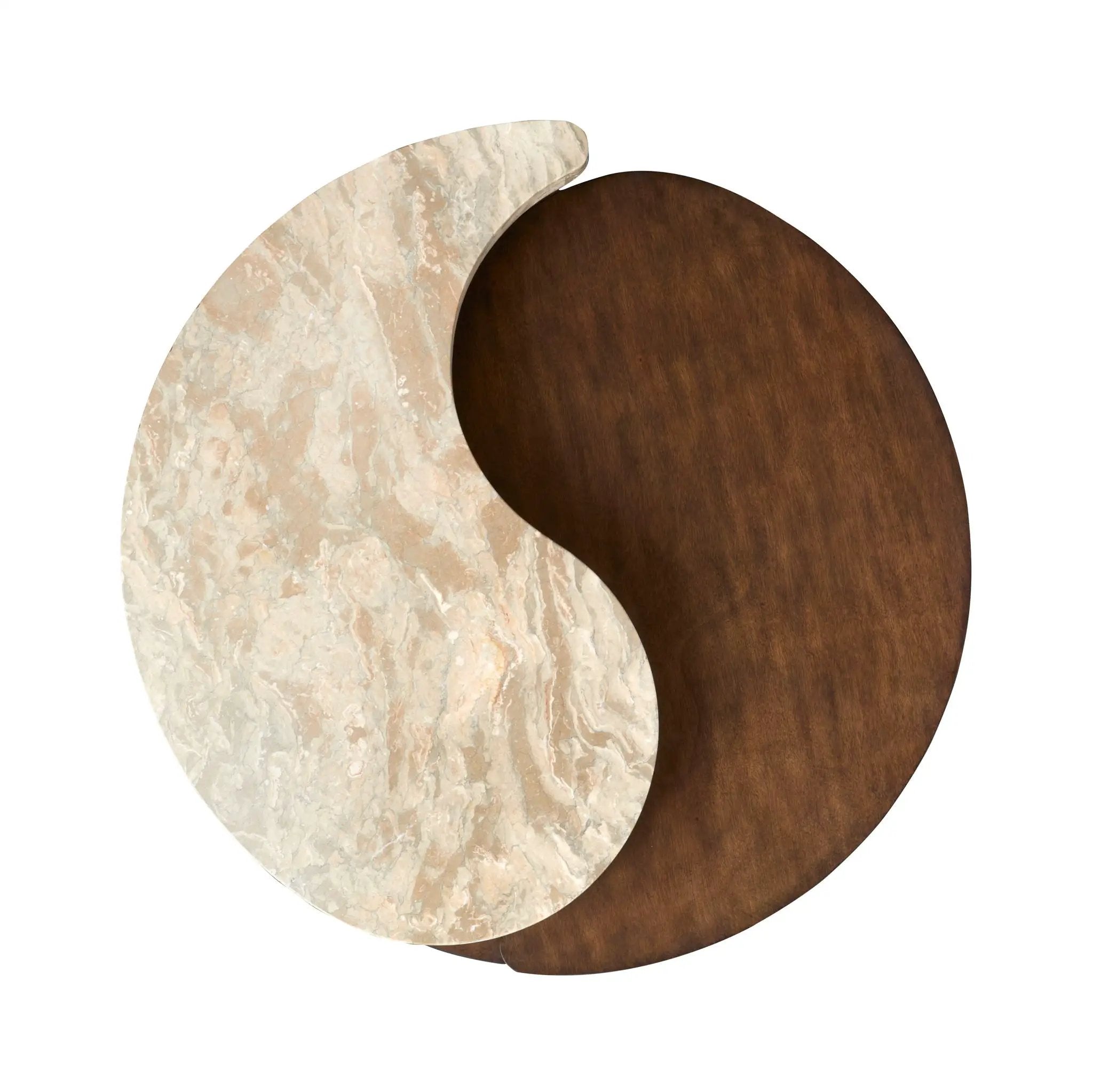 McPherson - Round Cocktail Table With Casters - Burnt Umber by Unique Piece Furniture