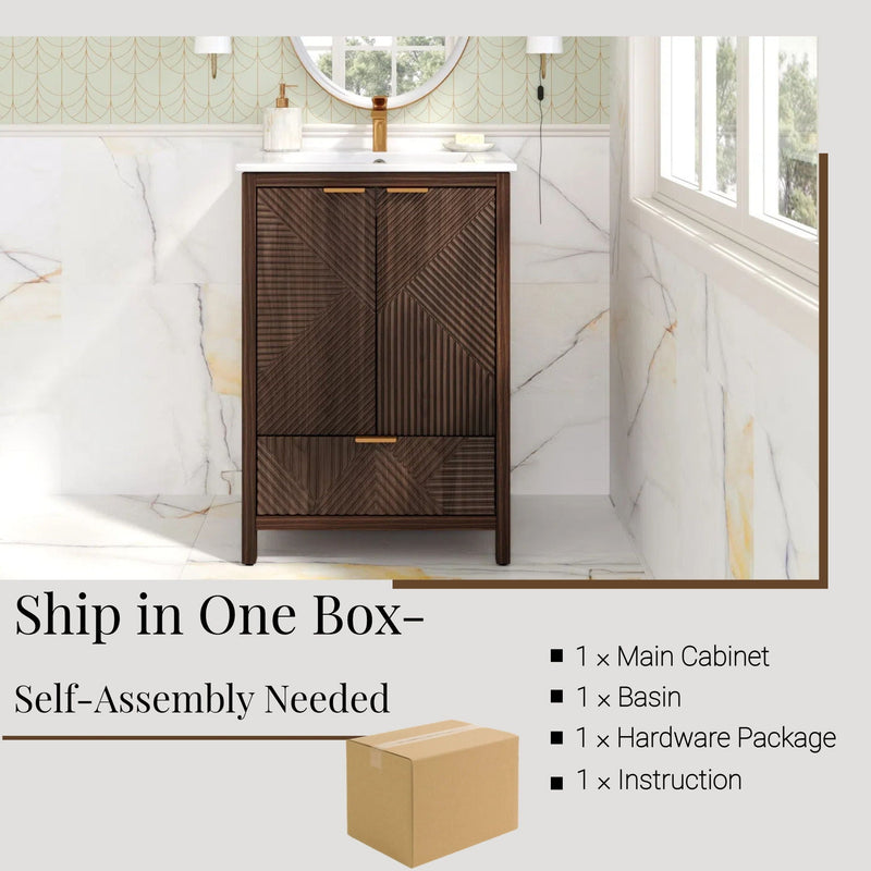 Modern Bathroom Vanity With Sink Combo by HouseOfZazla