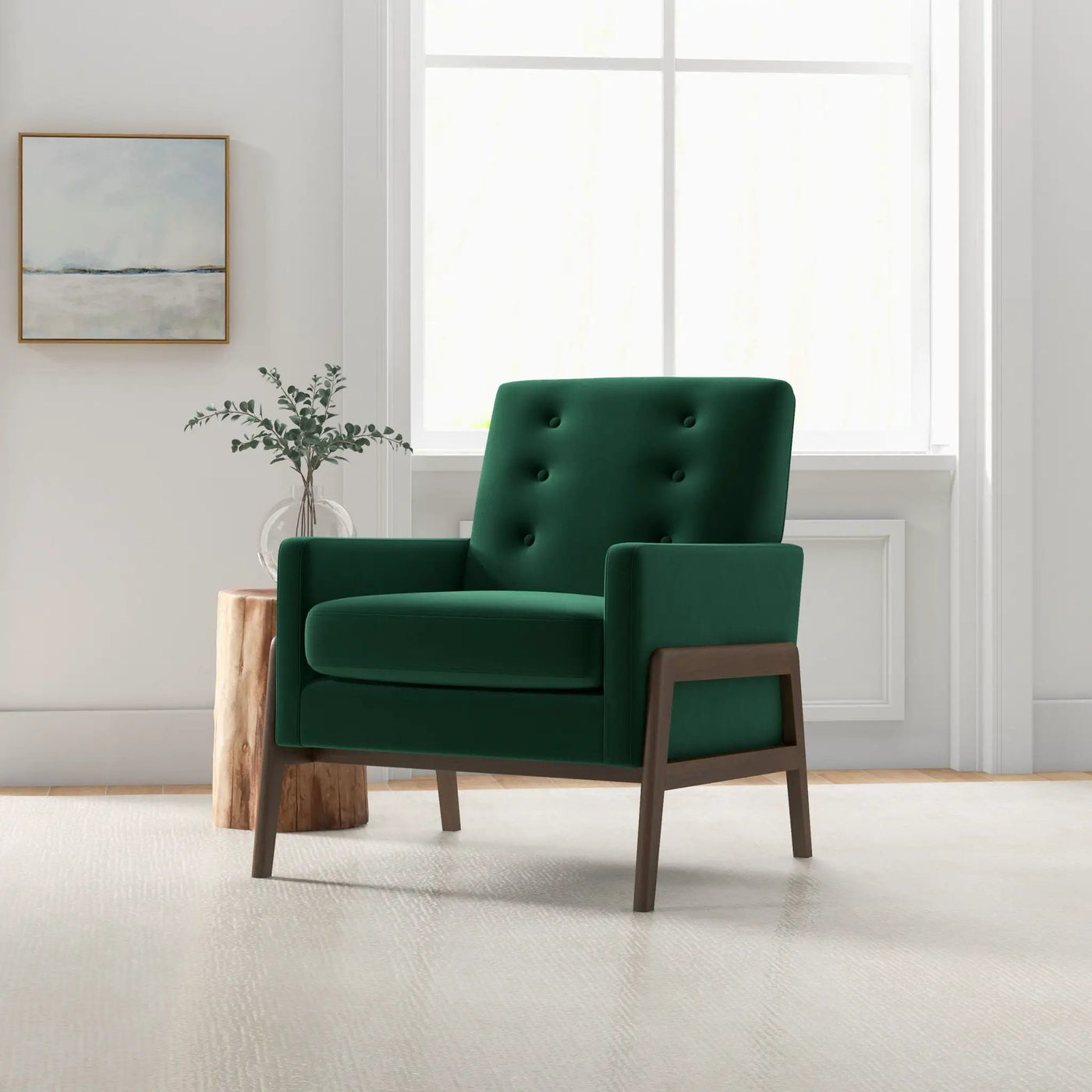 Cole - Solid Wood Lounge Chair by HouseOfZazla