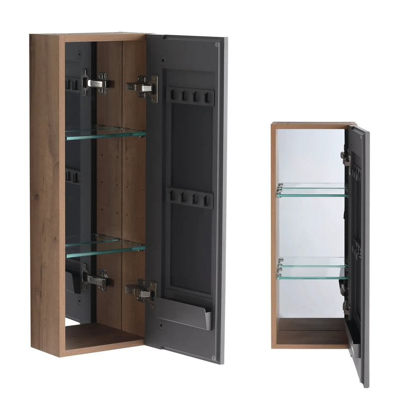 10'' Bathroom Mirror Cabinet with Storage by HouseOfZazla