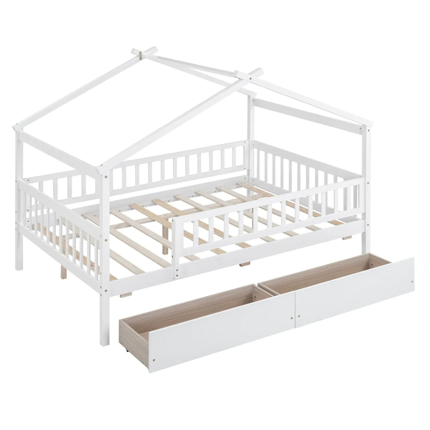 House Bed With 2 Drawers by Unique Piece Furniture
