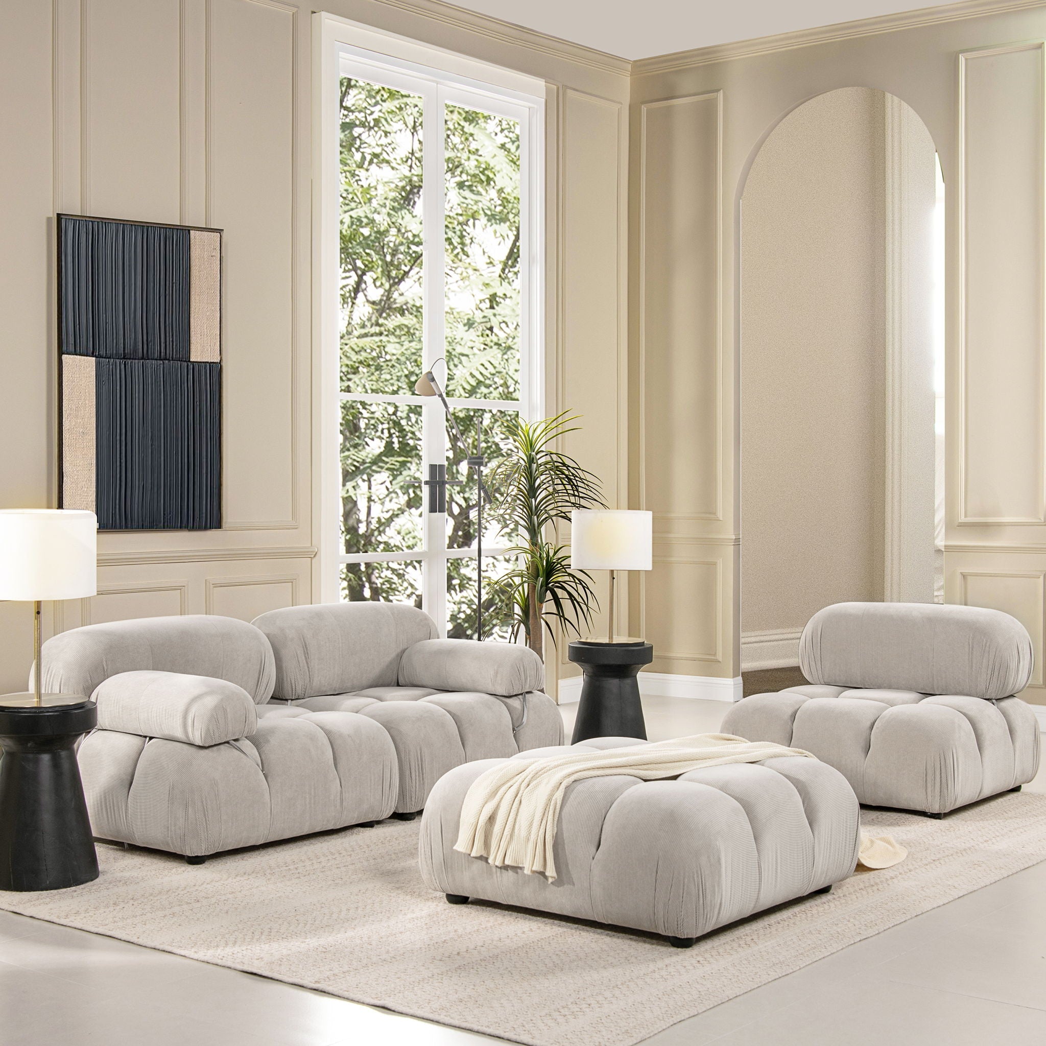 Marcel - Bubble Modular Modern Cocktail Ottoman by HouseOfZazla