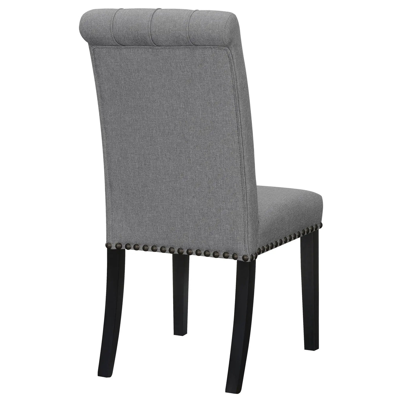 Tufted Rolled Backrest Side Chairs (Set of 2) by HouseOfZazla
