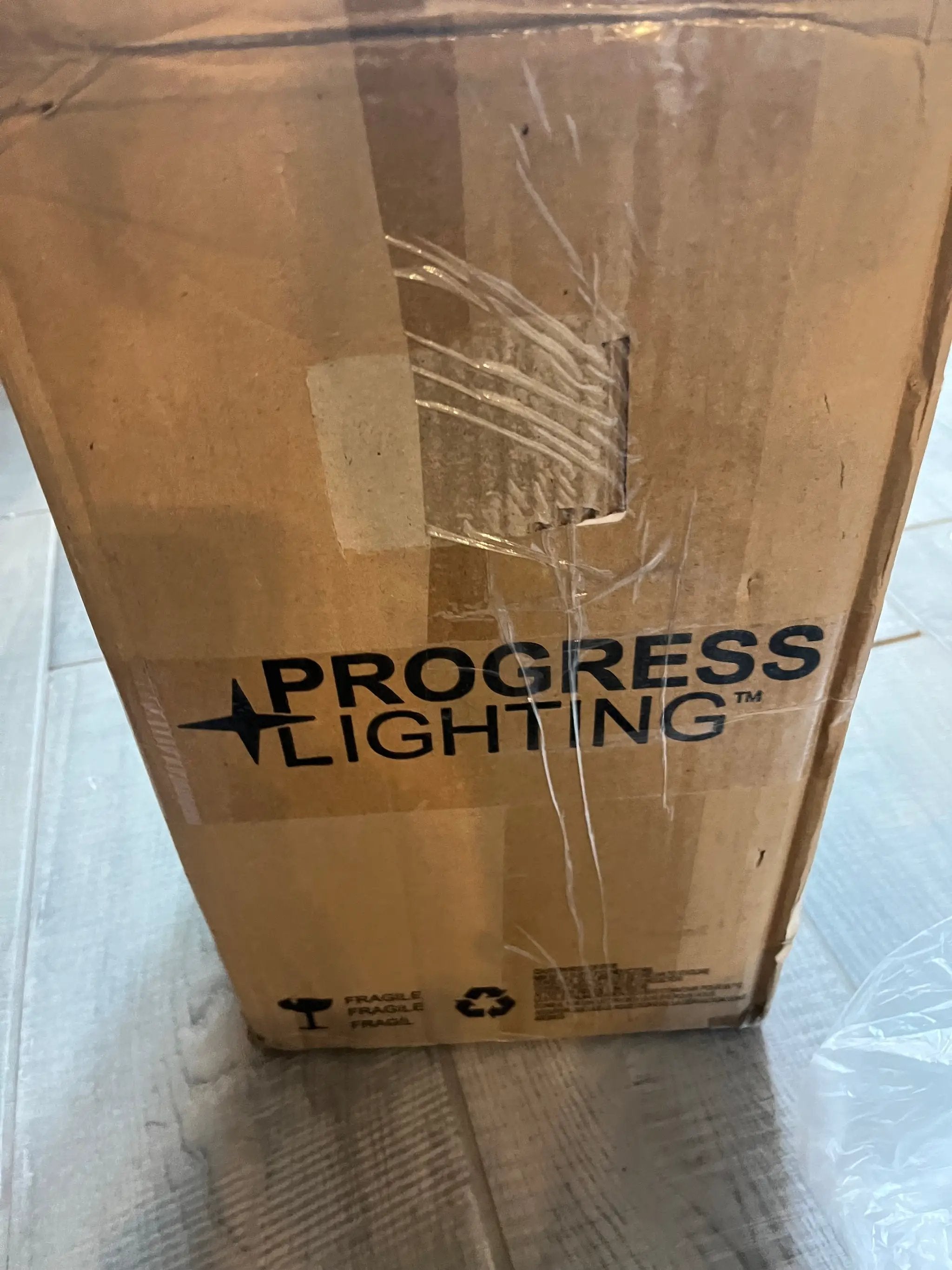 Open Box Progress Lighting Boxwood Collection 1-Light Clear Seeded Glass Craftsman Outdoor Small Wall Lantern Light Antique Bronze, 11.75x6.25x6.25 by Selzalot